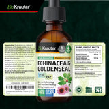 BIO KRAUTER Echinacea Goldenseal Liquid Drops packaging details