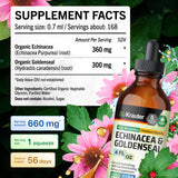 BIO KRAUTER Echinacea Goldenseal Liquid Drops with measuring dropper