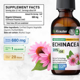 BIO KRAUTER Echinacea Tincture 2 fl oz bottle with dropper