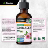 BIO KRAUTER Echinacea Tincture 2 fl oz bottle with measuring spoon