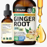 BIO KRAUTER Ginger Drops 2 fl oz front view