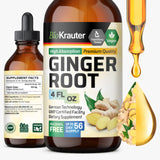 BIO KRAUTER Ginger Drops 4 fl oz front view