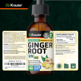 BIO KRAUTER Ginger Drops product details on table