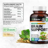 BIO KRAUTER Ginkgo Biloba Brain Support Capsules packaging