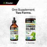 BIO KRAUTER Ginkgo Biloba Gummies in hand