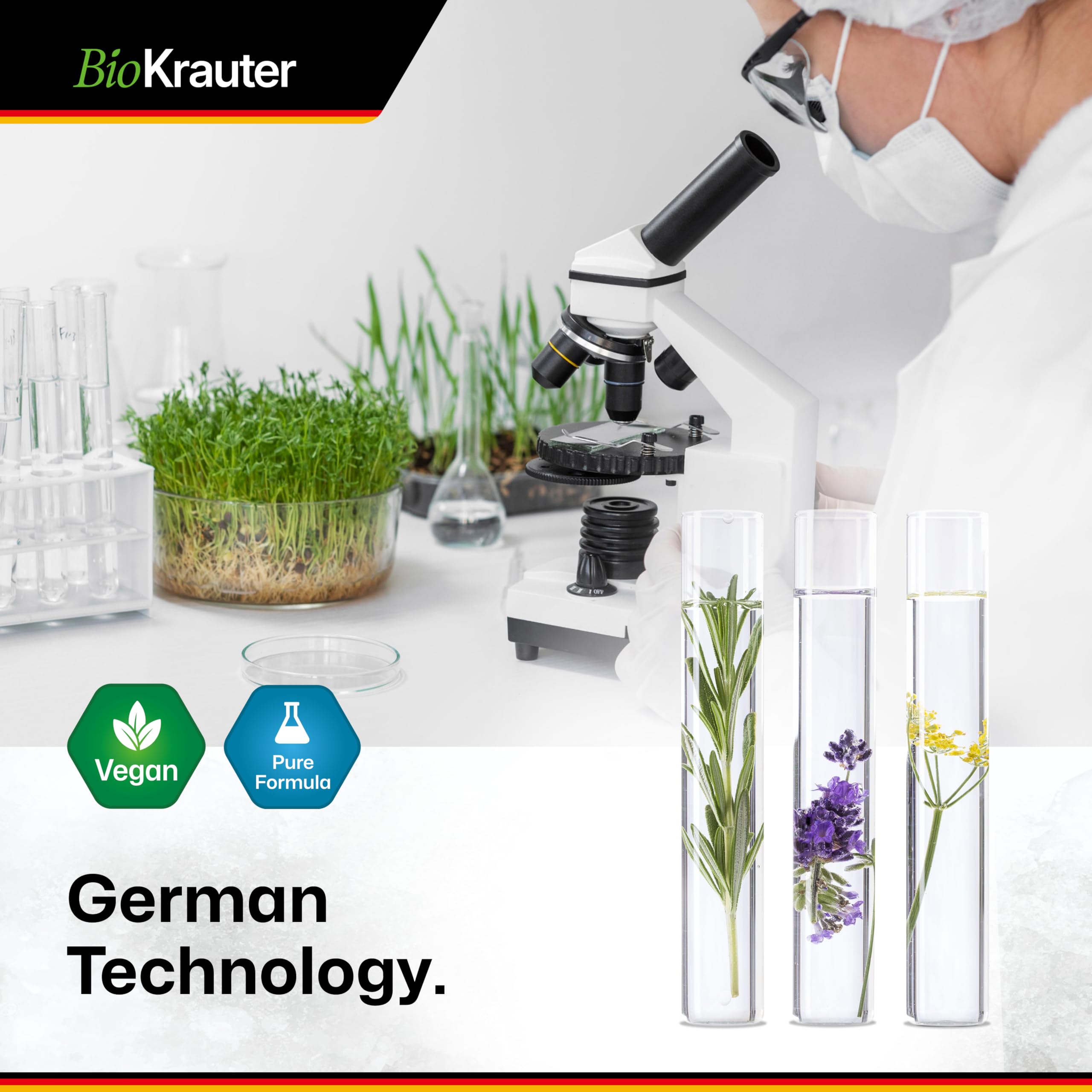 BIO KRAUTER Goat's Rue capsules on a wooden table