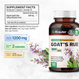 BIO KRAUTER Goat's Rue Lactation Supplement side view with dosage information