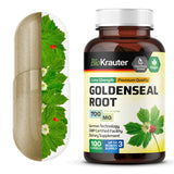 BIO KRAUTER Goldenseal Root Capsules 700mg front view