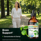 BIO KRAUTER Gotu Kola Brain Support Supplement bottle with label