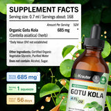 BIO KRAUTER Gotu Kola Brain Support Supplement ingredients close-up
