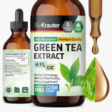 BIO KRAUTER Green Tea Extract Liquid Drops 4 fl oz front view