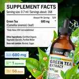 BIO KRAUTER Green Tea Extract Liquid Drops dropper close-up