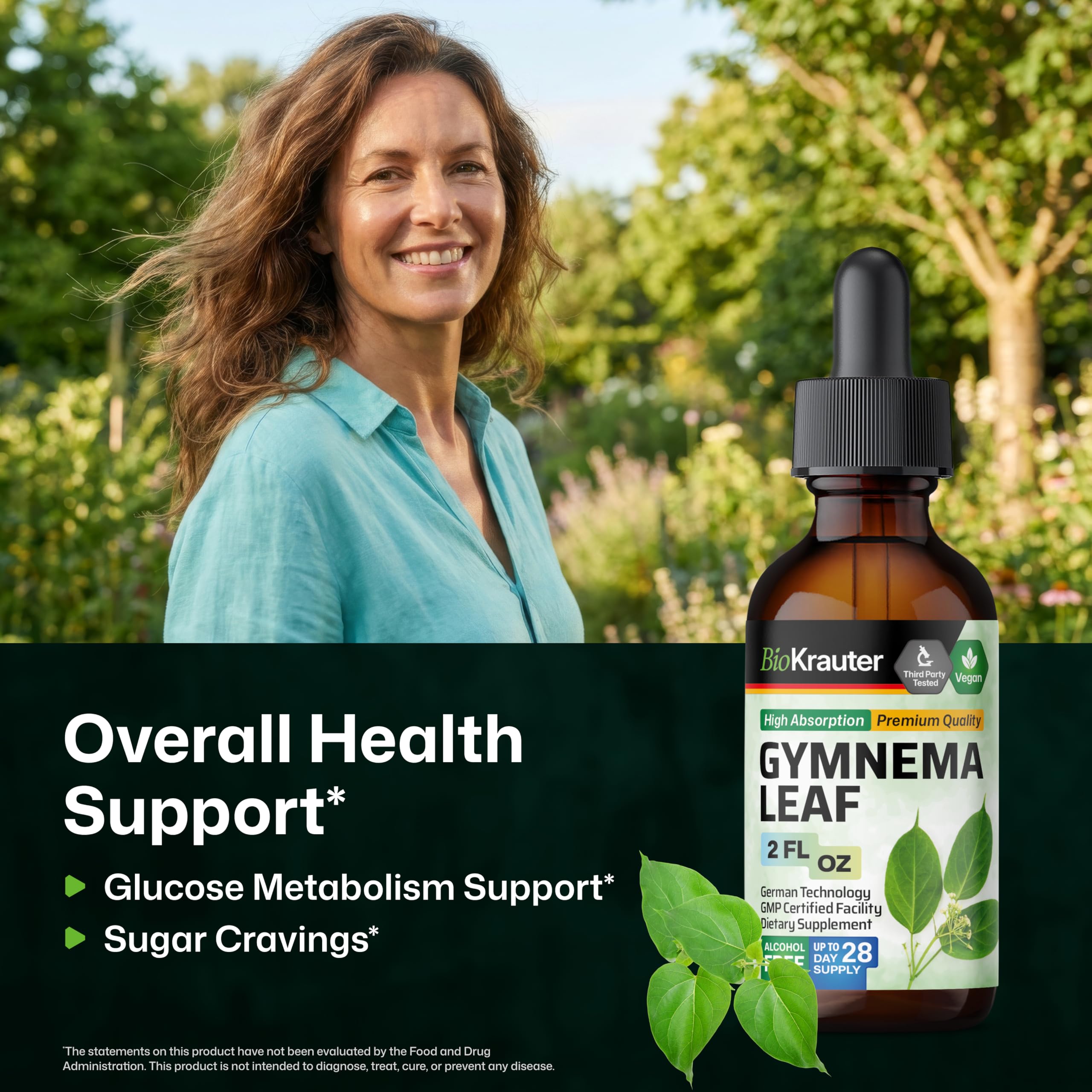 BIO KRAUTER Gymnema Sylvestre Liquid Drops bottle with label