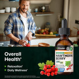 BIO KRAUTER Hawthorn Drops bottle with label