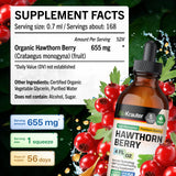 BIO KRAUTER Hawthorn Drops ingredients list on packaging