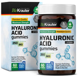 BIO KRAUTER Hyaluronic Acid Gummies 60 Count bottle front view