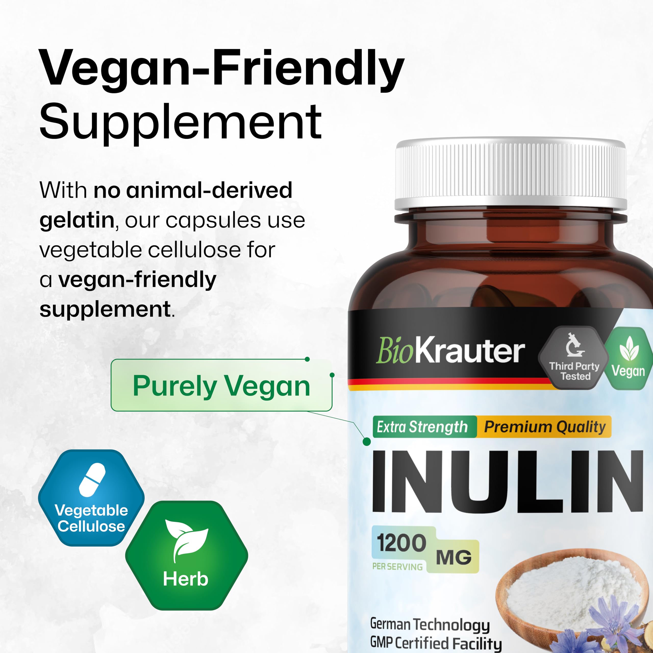 BIO KRAUTER Inulin Capsules ingredients list