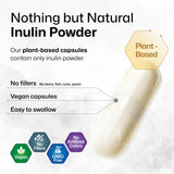 BIO KRAUTER Inulin Capsules with chicory root background