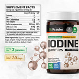 BIO KRAUTER Iodine Gummies side view showing gummy texture