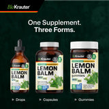 BIO KRAUTER Lemon Balm Drops bottle dimensions