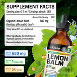 BIO KRAUTER Lemon Balm Drops serving suggestion with water