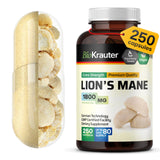 BIO KRAUTER Lion's Mane Mushroom Capsules front view