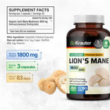 BIO KRAUTER Lion's Mane Mushroom Capsules packaging