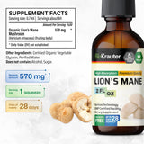 BIO KRAUTER Lion’s Mane Tincture 150g packaging side view