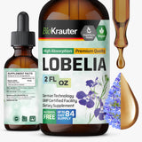 BIO KRAUTER Lobelia Drops 2 fl oz bottle front view