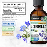 BIO KRAUTER Lobelia Drops 2 fl oz bottle side view