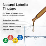 BIO KRAUTER Lobelia Drops lifestyle scene with water