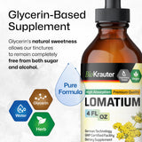 BIO KRAUTER Lomatium Tincture 259g dropper close-up
