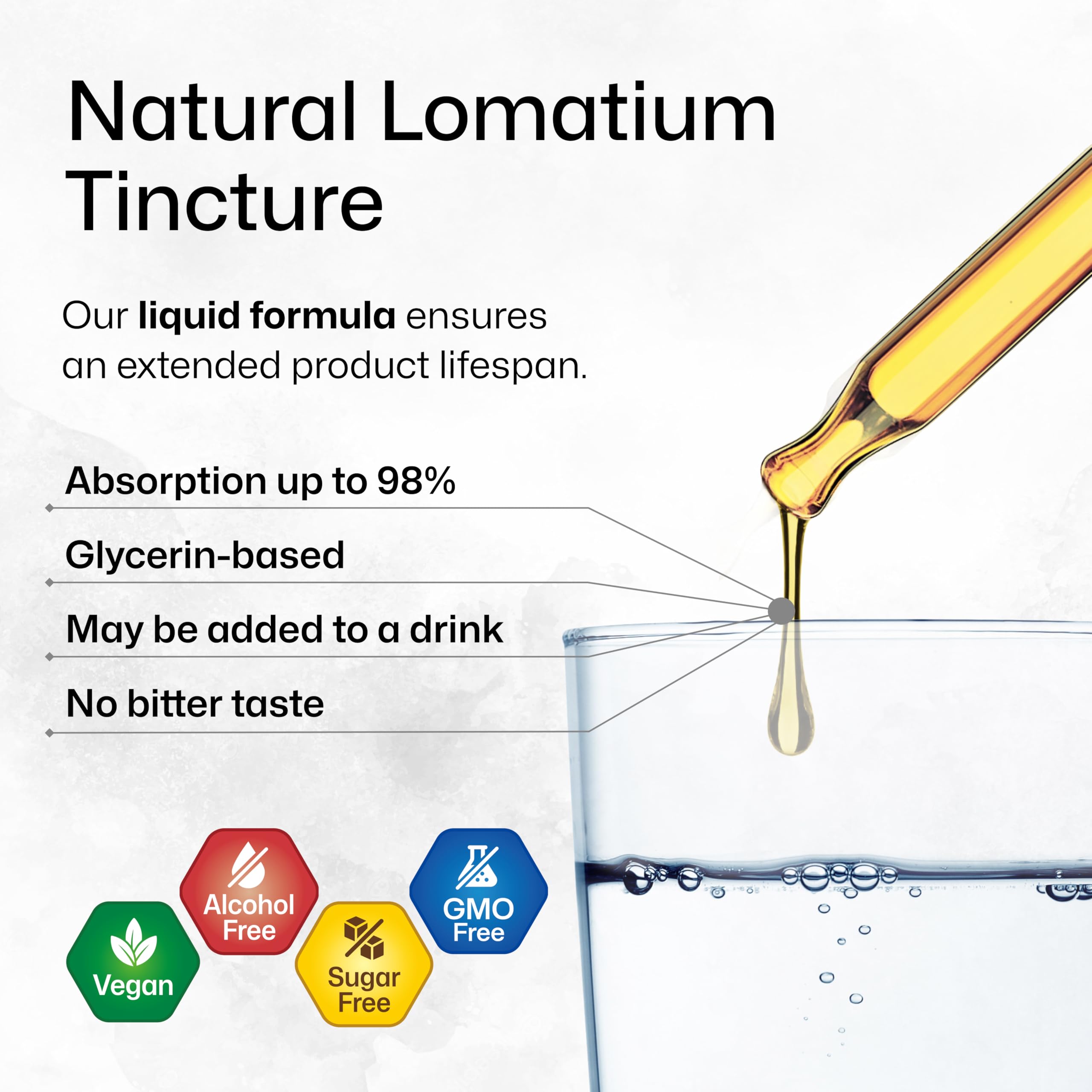 BIO KRAUTER Lomatium Tincture 259g packaging details