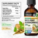 BIO KRAUTER Maca & Ashwagandha Tincture ingredients list