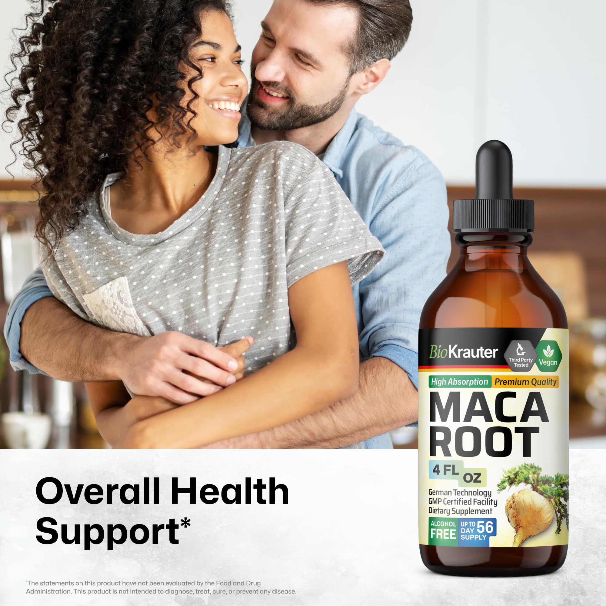 BIO KRAUTER Maca Root Tincture 272g side view