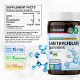 BIO KRAUTER Methyl Folate Gummies close-up of gummies