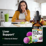 BIO KRAUTER Milk Thistle Drops 2 fl oz bottle side view