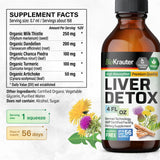 BIO KRAUTER Milk Thistle Liver Support Supplement ingredients list