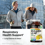 BIO KRAUTER Mullein Capsules 1200mg bottle side view