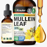 BIO KRAUTER Mullein Drops 2 fl oz bottle front view