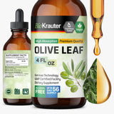 BIO KRAUTER Olive Leaf Extract Liquid 4 fl oz bottle front view