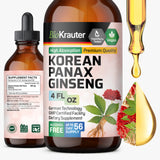 BIO KRAUTER Panax Ginseng Extract 4 fl oz bottle front view