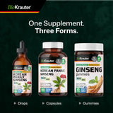 BIO KRAUTER Panax Ginseng Extract drops being added to juice