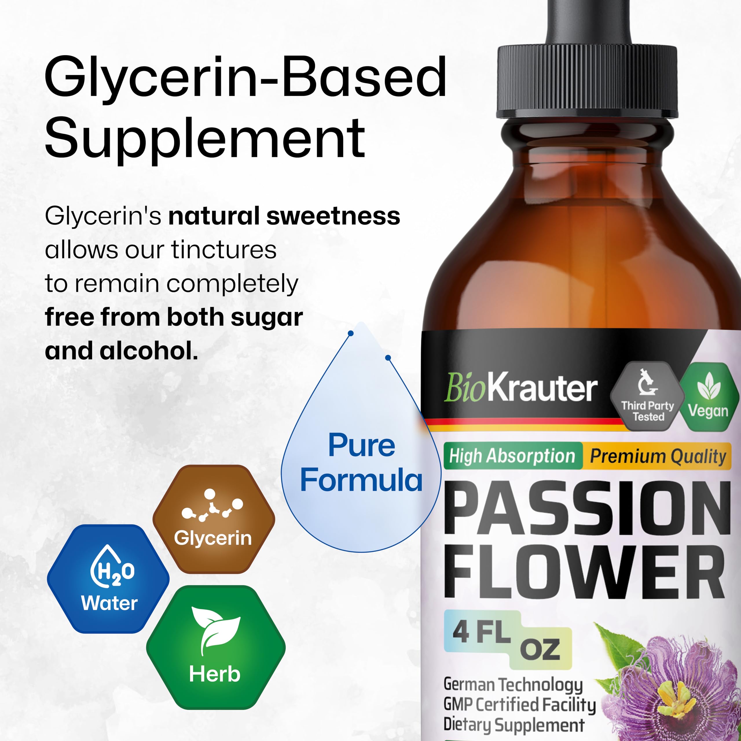BIO KRAUTER Passionflower Sleep Supplement packaging details