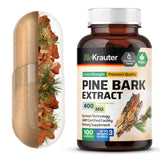 BIO KRAUTER Pine Bark Extract Capsules front view