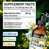 BIO KRAUTER Pine Pollen Extract bottle with measuring spoon