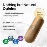 BIO KRAUTER Quinine Capsules in hand for size reference