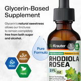 BIO KRAUTER Rhodiola Rosea Drops 2 fl oz close-up of dropper
