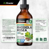 BIO KRAUTER Rhodiola Rosea Drops 680mg label detail