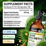BIO KRAUTER Saw Palmetto Tincture with measuring spoon